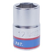 Головка торцевая стандартная шестигранная 3/8", 12 мм KING TONY 333512M TONY