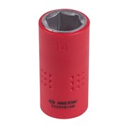 Головка торцевая диэлектрическая шестигранная 3/8", 14 мм KING TONY 3335VE14M TONY