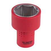 Головка торцевая диэлектрическая шестигранная 3/8", 24 мм KING TONY 3335VE24M TONY