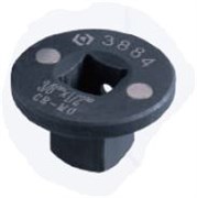 Переходник 3/8">1/2", тонкий, магнитный KING TONY 3884 TONY