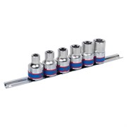 Набор торцевых головок 1/2", TORX Е-стандарт, E10-E20, 6 предметов KING TONY 4106PR TONY