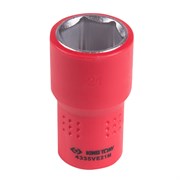 Головка торцевая диэлектрическая шестигранная 1/2", 21 мм KING TONY 4335VE21M TONY