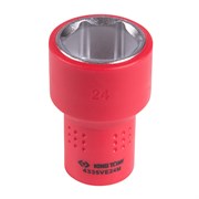 Головка торцевая диэлектрическая шестигранная 1/2", 24 мм KING TONY 4335VE24M TONY