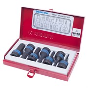 Набор ударных торцевых насадок 1/2", HEX, 4-14 мм, L = 60 мм, 7 предметов KING TONY 4407MP TONY