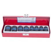 Набор ударных торцевых головок 1/2", шестигранные, 10-24 мм, 8 предметов KING TONY 4408MP TONY