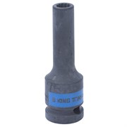Головка торцевая ударная глубокая двенадцатигранная 1/2", 8 мм KING TONY 443008M TONY