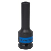 Головка торцевая ударная глубокая шестигранная 1/2", 8 мм KING TONY 443508M TONY