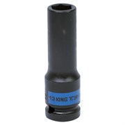 Головка торцевая ударная глубокая шестигранная 1/2", 13 мм KING TONY 443513M TONY