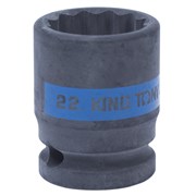 Головка торцевая ударная двенадцатигранная 1/2", 22 мм KING TONY 453022M TONY