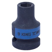Головка торцевая ударная шестигранная 1/2", 09 мм KING TONY 453509M TONY