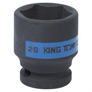 Головка торцевая ударная шестигранная 1/2", 26 мм KING TONY 453526M TONY