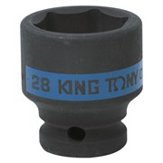 Головка торцевая ударная шестигранная 1/2", 28 мм KING TONY 453528M TONY