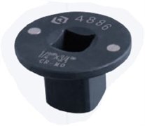 Переходник 1/2">3/4", тонкий, магнитный KING TONY 4886 TONY