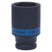 Головка торцевая ударная глубокая шестигранная 3/4", 41 мм KING TONY 643541M TONY
