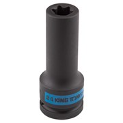 Головка торцевая ударная глубокая TORX Е-стандарт 3/4", E24, L = 110 мм KING TONY 647524M TONY
