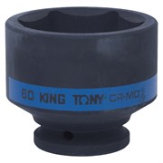 Головка торцевая ударная шестигранная 3/4", 60 мм KING TONY 653560M TONY