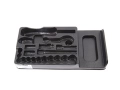 Ложемент для набора торцевых головок 2551MR01, PVC KING TONY 84255110B Tony