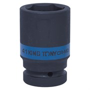 Головка торцевая ударная глубокая шестигранная 1", 41 мм KING TONY 843541M TONY