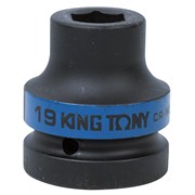 Головка торцевая ударная шестигранная 1", 19 мм KING TONY 853519M TONY