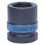 Головка торцевая ударная шестигранная 1", 33 мм KING TONY 853533M TONY