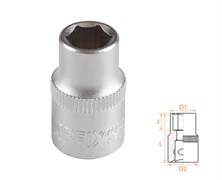 Головка торцевая стандартная шестигранная 3/8", 9 мм AFFIX AF00030009 AF00030009