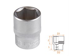 Головка торцевая стандартная шестигранная 3/8", 16 мм AFFIX AF00030016 AF00030016