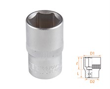 Головка торцевая стандартная шестигранная 1/2", 17 мм AFFIX AF00040017 AF00040017