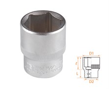 Головка торцевая стандартная шестигранная 1/2", 24 мм AFFIX AF00040024 AF00040024