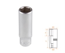 Головка торцевая глубокая шестигранная 1/4", 12 мм AFFIX AF00120012 AF00120012