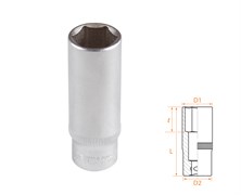 Головка торцевая глубокая шестигранная 1/4", 13 мм AFFIX AF00120013 AF00120013