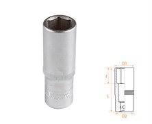 Головка торцевая глубокая шестигранная 3/8", 15 мм AFFIX AF00130015 AF00130015
