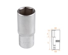 Головка торцевая глубокая шестигранная 3/8", 21 мм AFFIX AF00130021 AF00130021