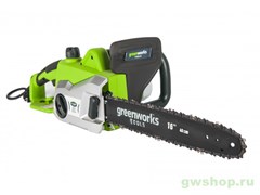 Пила цепная электрическая 1800W GREENWORKS GCS1840 Greenworks 20027 Пила цепная электрическая 1800W GREENWORKS GCS1840 Greenworks 20027