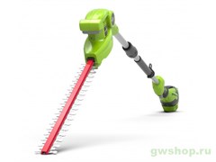 Кусторез штанговый аккумуляторный G-MAX 40V GREENWORKS G40PHA Greenworks 2300407