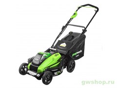 Газонокосилка аккумуляторная G-MAX 40V GREENWORKS GD40LM45 Greenworks 2500407 Газонокосилка аккумуляторная G-MAX 40V GREENWORKS GD40LM45 Greenworks 2500407