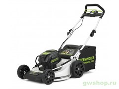 Газонокосилка бесщеточная аккумуляторная GD-82 82V GREENWORKS GС82LM51 Greenworks 2502007 Газонокосилка бесщеточная аккумуляторная GD-82 82V GREENWORKS GС82LM51 Greenworks 2502007