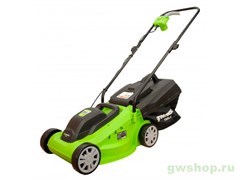 Газонокосилка электрическая 1200W GREENWORKS GLM1232 Greenworks 2502207 Газонокосилка электрическая 1200W GREENWORKS GLM1232 Greenworks 2502207