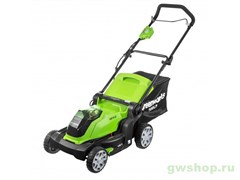 Газонокосилка аккумуляторная G-MAX 40V GREENWORKS G40LM41 Greenworks 2504707 Газонокосилка аккумуляторная G-MAX 40V GREENWORKS G40LM41 Greenworks 2504707