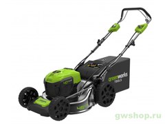 Газонокосилка аккумуляторная Самоходная G-MAX 40V GREENWORKS GD40LM46SP Greenworks 2506807 Газонокосилка аккумуляторная Самоходная G-MAX 40V GREENWORKS GD40LM46SP Greenworks 2506807