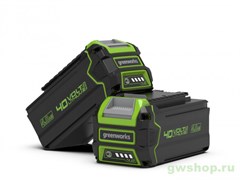 Аккумулятор G-MAX 40V GREENWORKS G40B4 Greenworks 2927007 Аккумулятор G-MAX 40V GREENWORKS G40B4 Greenworks 2927007