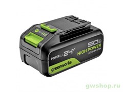 Аккумулятор 5 А/ч Greenworks High Power 24V G24HP5 2957807 Greenworks 2957807 Аккумулятор 5 А/ч Greenworks High Power 24V G24HP5 2957807 Greenworks 2957807