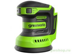 Шлифовальная машина эксцентриковая G24 24V GREENWORKS OS325 без АКБ и ЗУ Greenworks 3100907 Шлифовальная машина эксцентриковая G24 24V GREENWORKS OS325 без АКБ и ЗУ Greenworks 3100907