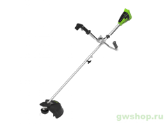 Триммер аккумуляторный G-MAX 40V GREENWORKS GD40BCB с АКБ 5 Ач и ЗУ Greenworks 2105707UG Триммер аккумуляторный G-MAX 40V GREENWORKS GD40BCB с АКБ 5 Ач и ЗУ Greenworks 2105707UG