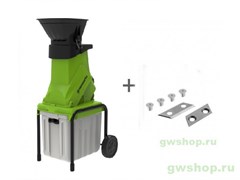 Измельчитель электрический GREENWORKS GACSB+ комплект ножей в подарок! Greenworks 2206707, 2930107 Измельчитель электрический GREENWORKS GACSB+ комплект ножей в подарок! Greenworks 2206707, 2930107