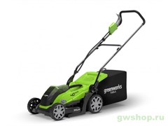 Газонокосилка аккумуляторная G-MAX 40V GREENWORKS G40LM35K4 c АКБ 4АЧ и ЗУ Greenworks 2501907UB Газонокосилка аккумуляторная G-MAX 40V GREENWORKS G40LM35K4 c АКБ 4АЧ и ЗУ Greenworks 2501907UB
