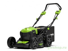 Газонокосилка аккумуляторная Самоходная G-MAX 40V GREENWORKS GD40LM46SPK6X Greenworks 2506807UF Газонокосилка аккумуляторная Самоходная G-MAX 40V GREENWORKS GD40LM46SPK6X Greenworks 2506807UF