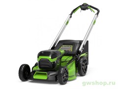 Газонокосилка самоходная аккумуляторная 60V GREENWORKS GD60LM51SP c АКБ 4АЧ и ЗУ Greenworks 2514307UB Газонокосилка самоходная аккумуляторная 60V GREENWORKS GD60LM51SP c АКБ 4АЧ и ЗУ Greenworks 2514307UB