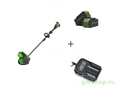 Аккумуляторная снегоуборочная лопата Greenworks GD40SS2+ Аккумулятор G-MAX G40B4 + Зарядное устройство-слайдер G40UCM2M Greenworks 2603107UB Аккумуляторная снегоуборочная лопата Greenworks GD40SS2+ Аккумулятор G-MAX G40B4 + Зарядное устройство-слайдер G40UCM2M Greenworks 2603107UB