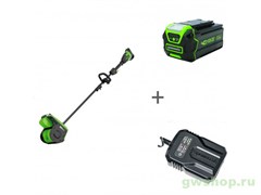 Аккумуляторная снегоуборочная лопата Greenworks GD40SS2 + Аккумулятор GREENWORKS G40B5 + Зарядное устройство-слайдер G40UCM2M Greenworks 2603107UG Аккумуляторная снегоуборочная лопата Greenworks GD40SS2 + Аккумулятор GREENWORKS G40B5 + Зарядное устройство-слайдер G40UCM2M Greenworks 2603107UG