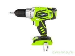Дрель-шуруповерт аккумуляторная 24V GREENWORKS G24DDK2X Greenworks 3701507UC Дрель-шуруповерт аккумуляторная 24V GREENWORKS G24DDK2X Greenworks 3701507UC
